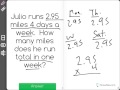 Calculating with Decimals and Multiplication