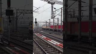WAP 7 in Action 🚂 | Indian Railways #train #trainstationtrain #shorts