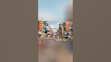 Capybara competes in rope swinging with fat fish #trending #funny #ai #capybara #veo3