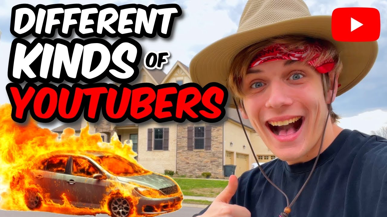 The Different Kinds of YouTubers - YouTube