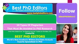 10 Types Of Plagiarism That Must Be Avoided In PhD Research
