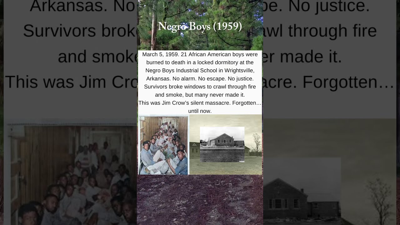 21 Black Boys Burned Alive And The State Locked Doors 