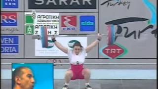 Weightlifting European Championships 2002 Women 75 kg Aysel Ozgur