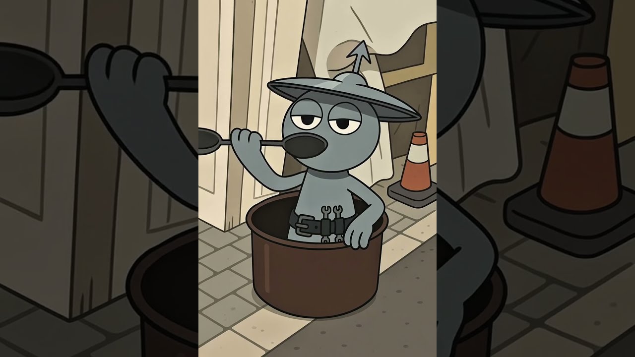 He Tried To Drink The Soup But Lid Said No Sprunki Shorts Viralvideo Funnyshorts