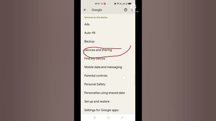 Off Shared Control on your android