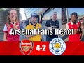Arsenal Fans React To Arsenal 4-2 Leicester Victory