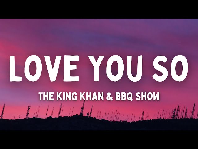 The King Khan & BBQ Show - Love You So (Lyrics) (TikTok Song) | you told me, you said i love you so class=