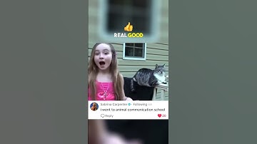 Thumbnail of Sabrina Carpenter just joked about one of her own old videos 🐈😹😂