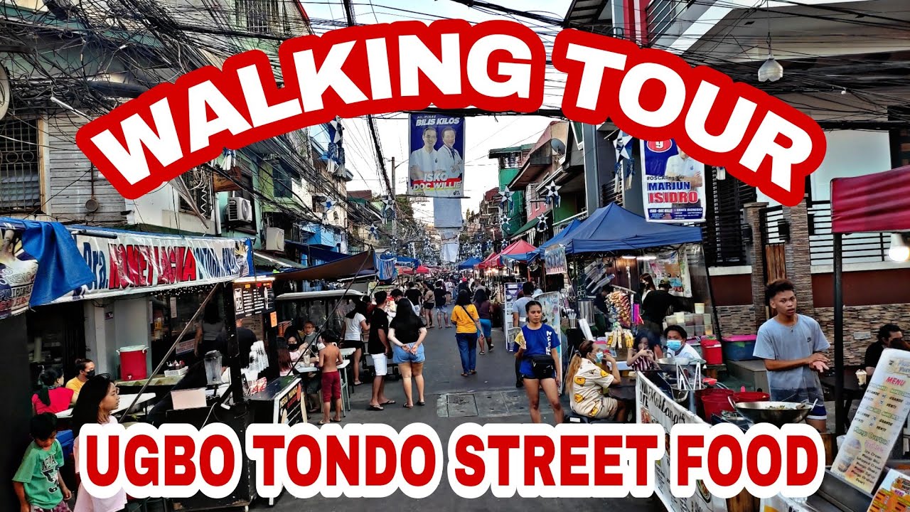 WALKING TOUR sa Ugbo, Tondo Food Park YouTube