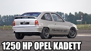 1250HP Opel Kadett Ecotec WKT Turbo - INSANE ACCELERATIONS!
