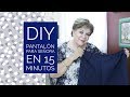 DIY- INCREIBLE!! PANTALÓN PARA SEÑORA EN 15 MINUTOS !