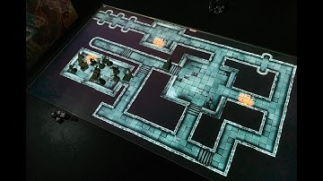 Dynamic Dungeons Editor v3.: Building a dungeon from modular tiles and animations