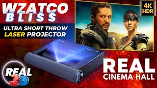 The Best 4K Laser Projector you can buy in 2023 | Wzatco Biss Ultra Short Throw Projector Review