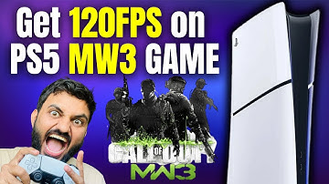 How to Get 120FPS on PS5 MW3 | Fix Game Lag & FPS Problems on PS5