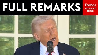BREAKING NEWS: Trump Hammers Democrats Over Government Shutdown At Rose Garden Lunch