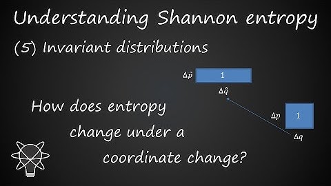 Understanding Shannon entropy: (5) invariant distributions