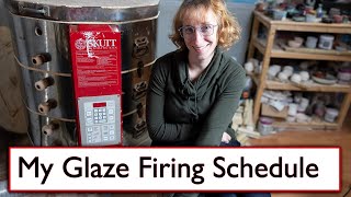 Glaze Kiln Schedule for Skutt KM 1027