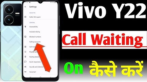 Vivo Y22 Call Waiting Setting On Kaise Kare/How To Activate Call Setting InVivo Y22