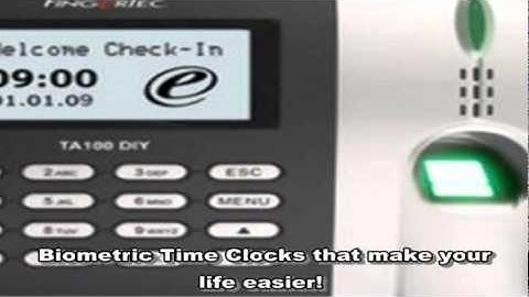 BioAccSys Fingerprint Time Clocks and Access Control Systems Gold Coast