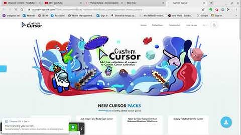 How To Make Your Own Cursor on ChromeBook.(easy)
