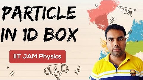 Particle in 1D Box|IIT JAM Physics|Quantum Physics||✓