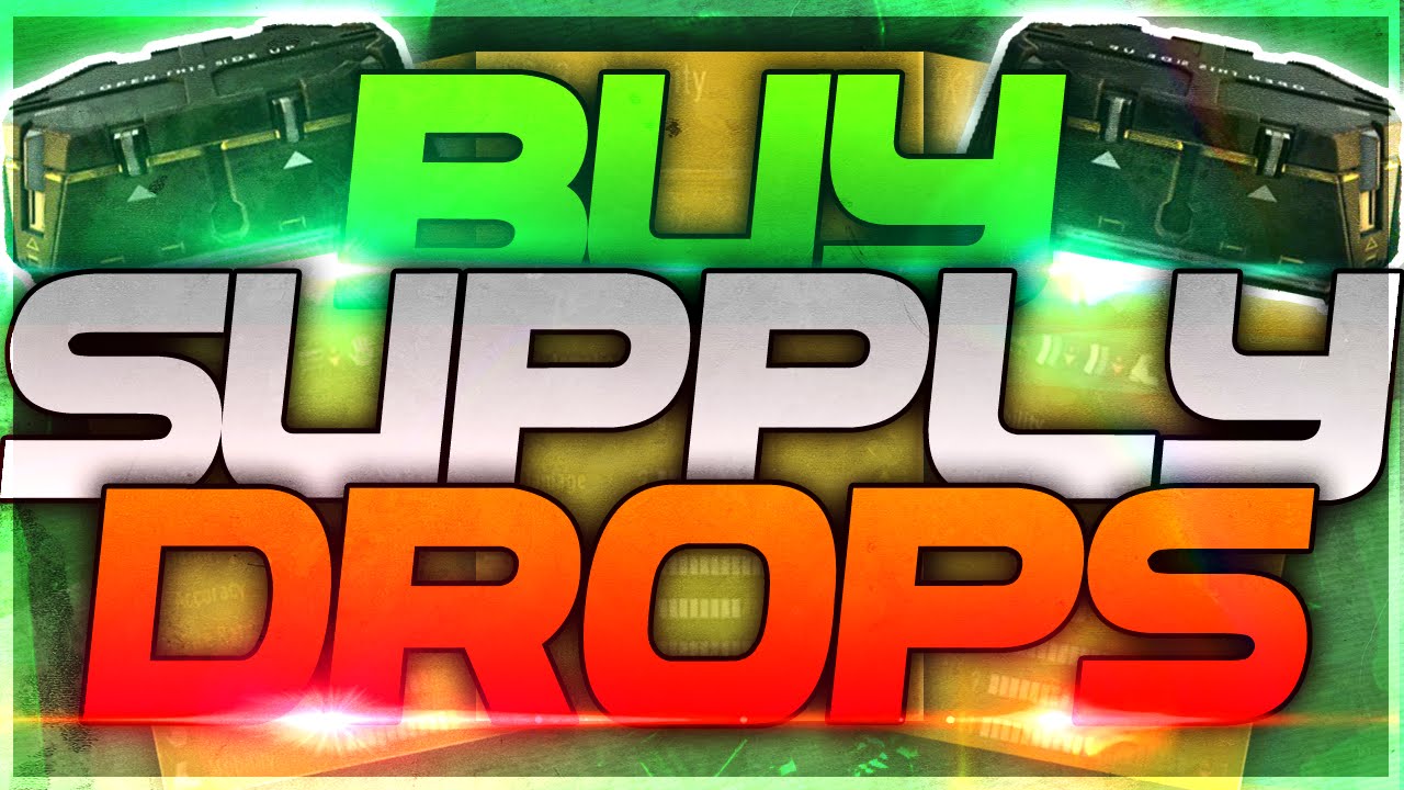 Advanced Warfare - BUY SUPPLY DROPS! Supply Drop Market Place Info! (COD AW Buy Rare Supply Drops)