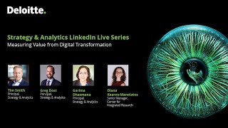 Strategy & Analytics LinkedIn Live Series - Measuring Value from Digital Transformation