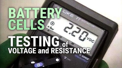 Substation Battery Testing - Voltage and Resistance Testing
