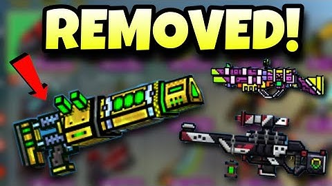 OFFICIAL REMOVED Weapon Skins! | Pixel Gun 3D