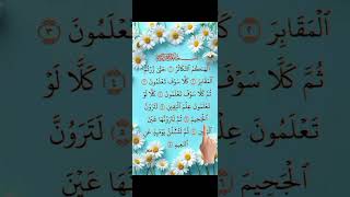 Surah Takasur)( Surah AT Takasur full HD Arabic )( beautiful Recitation Takasur Surah / MusLim Quran