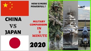 CHINA VS JAPAN MILITARY COMPARISON 200 || IN JUST 2 MINUTE