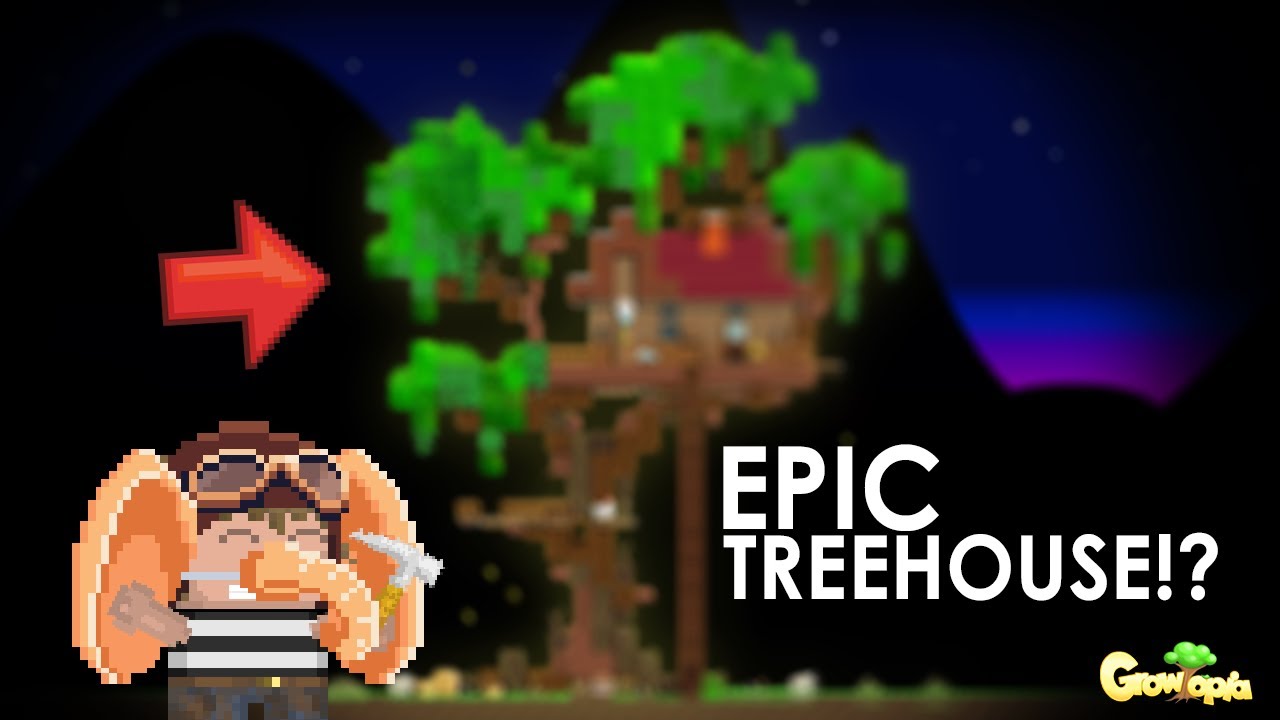 I Built the Perfect Treehouse in Growtopia | Step-by-Step Tutorial!