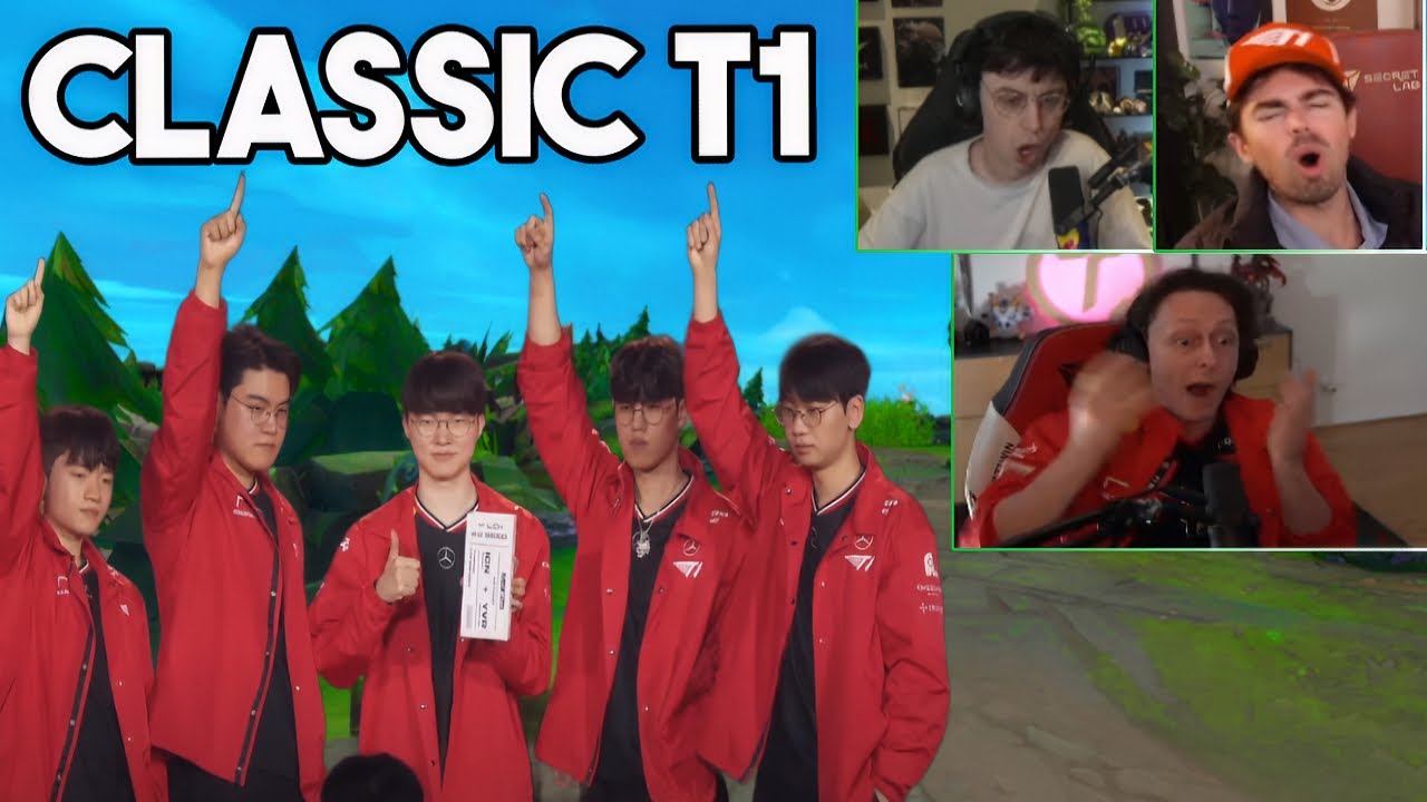 Реакция стримеров LoL на победу T1 над HLE и выход на MSI