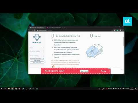 How to test mouse buttons