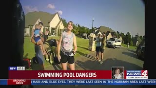 OKCPD Captain, family warn others after toddler nearly drowns