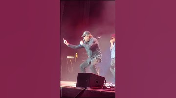 Thumbnail of Hank Williams Jr. drops it low on stage