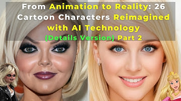 From Animation to Reality: 13 Cartoon Characters Re-imagined with AI Technology (Details) part 2
