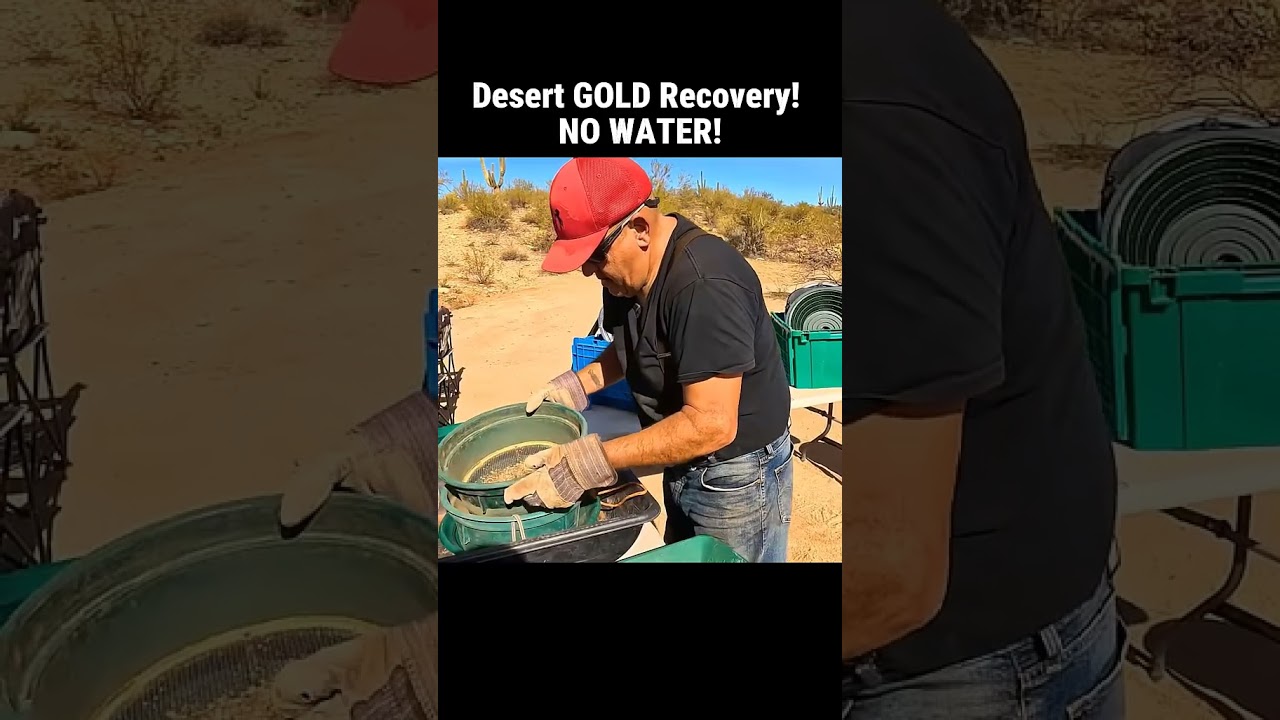 Desert Gold recovery with NO WATER!