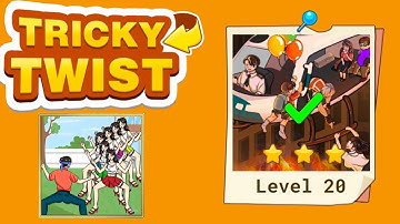 Tricky twist puzzle level 20 solution walkthrough 