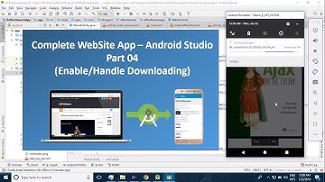 Website App | 04 Handle Downloading | Android Studio | Java