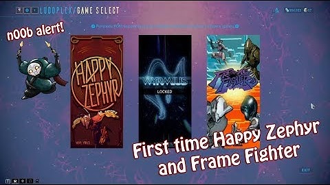 First time Happy Zephyr and Frame Fighter in Warframe