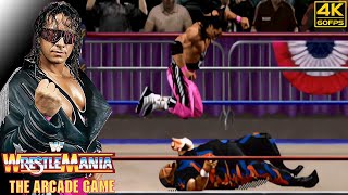 WWF WrestleMania: The Arcade Game - Bret Hart (Arcade / 1995) 4K 60FPS