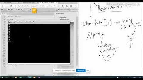2. String (array of char)
