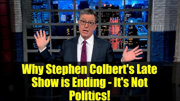 Why Stephen Colbert