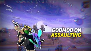 GODMOD ON ASSAULTING 🔥❤️ | BGMI LITE MONTAGE | REDMI Y3