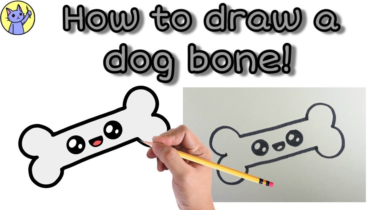 Draw A Dog Bone Draw Spaces