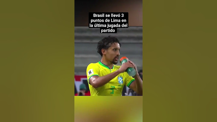 Perú no pudo con Brasil y cayó 0-1, el cuadro brasileño dominó todo el cotejo #eliminatorias 🇧🇷