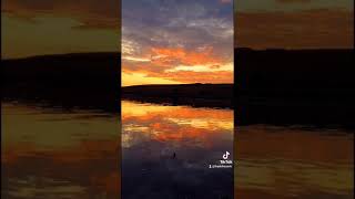 WHEN THE SKY BURNS THE REFLECTION COMES ON FIRE