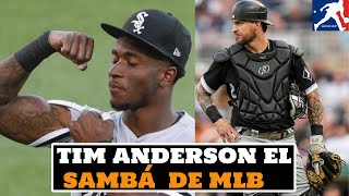 YASMANI GRANDAL TAMBIÉN “NOQUEÓ” A TIM ANDERSON MLB beisbol baseball