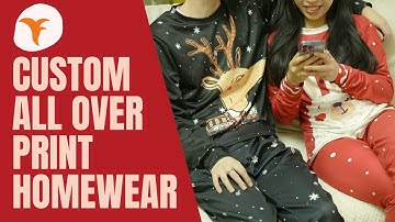 Custom All Over Print Christmas Pajamas With Yoycol Print On Demand